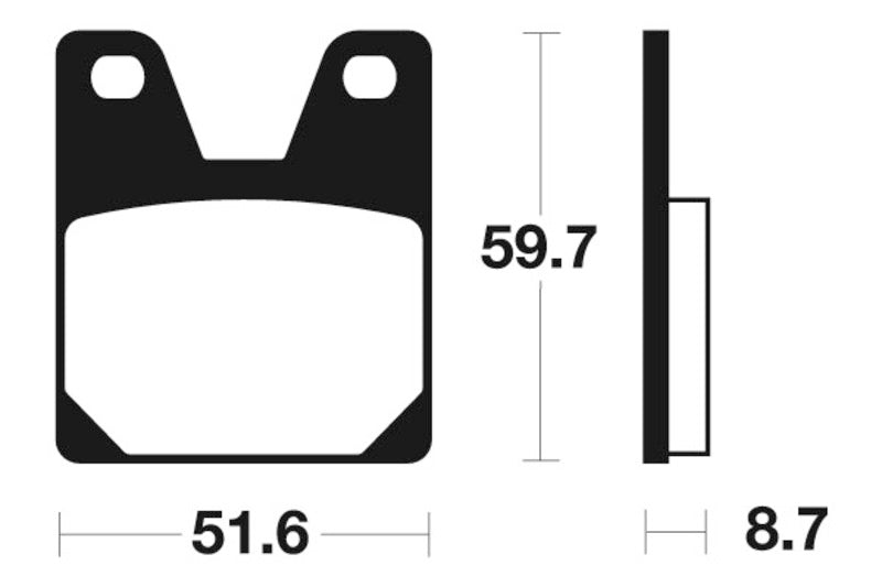 TECNIUM Street Performance Sintered Metal Brake pads - MR233