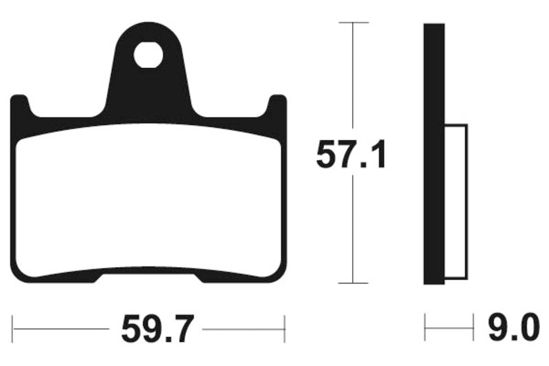 TECNIUM Street Performance Sintered Metal Brake pads - MR265