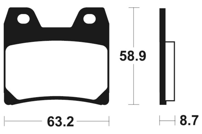 TECNIUM Street Performance Sintered Metal Brake pads - MR270
