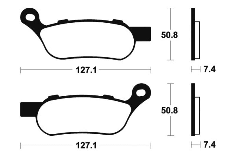 TECNIUM Street Performance Sintered Metal Brake pads - MR354