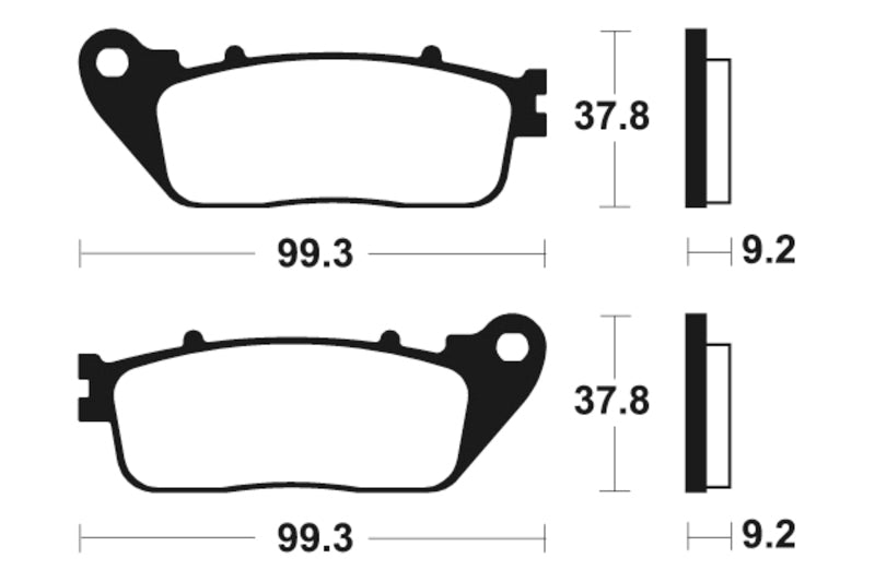 TECNIUM Street Performance Sintered Metal Brake pads - MR362