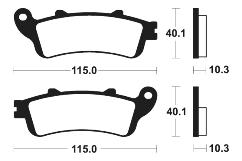 TECNIUM Street Performance Sintered Metal Brake pads - MR380