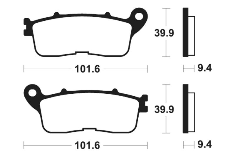 TECNIUM Street Performance Sintered Metal Brake pads - MR392