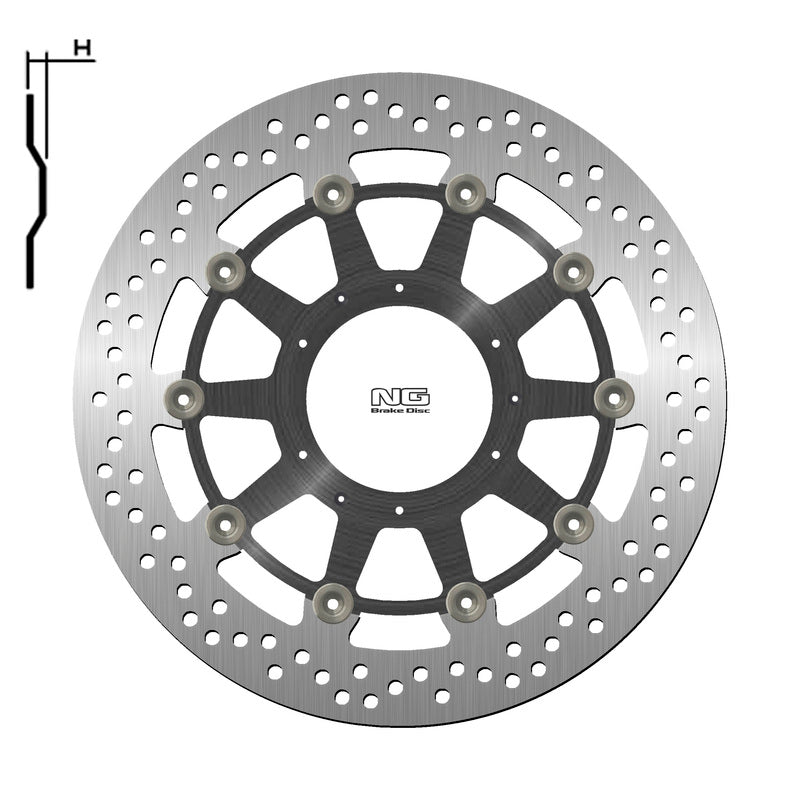 NG BRAKES Floating brake disc - 1446G