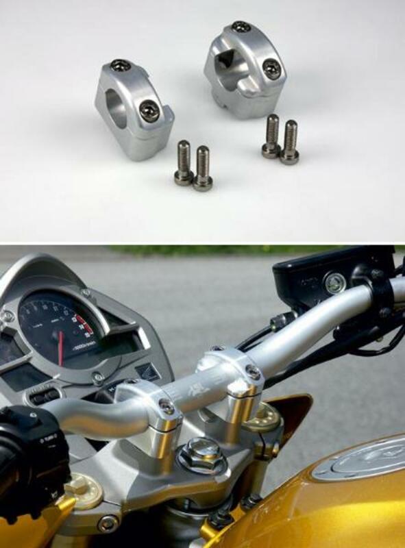 UNIVERSAL BAR MOUNTS, HANDLEBAR TRANSFORMATION Ø22MM TO Ø28,6MM, ATTACHMENT SPACING 32-35MM