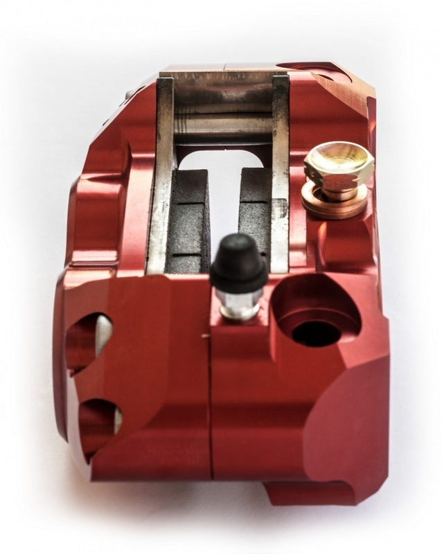 BERINGER Aerotec® Left Radial Brake Caliper 4 Pistons Ø32mm Spacing 108mm Red