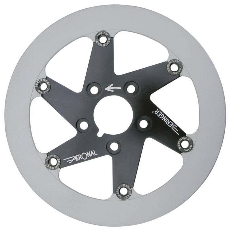 BERINGER Aeronal Stainless Steel Floating Brake Disc - Black H1DGBI