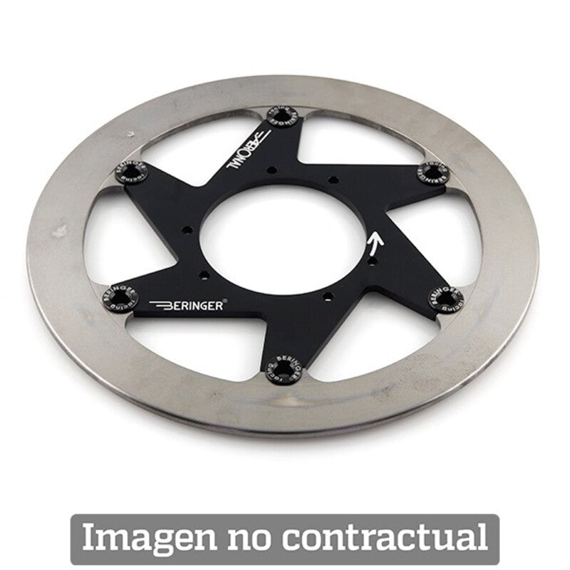BERINGER Aeronal Stainless Steel Floating Brake Disc - Red Y12LGRI