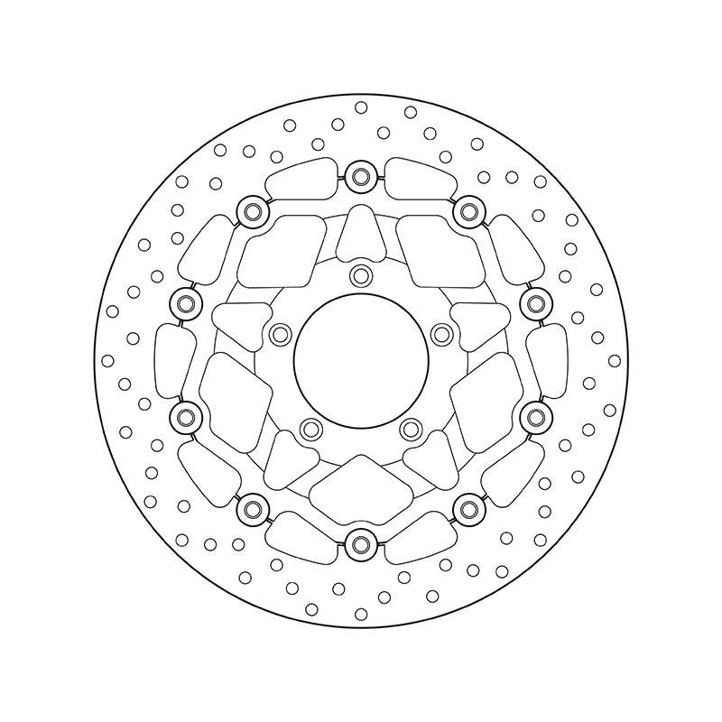 BREMBO Oro Floating Brake Disc - 78B40889