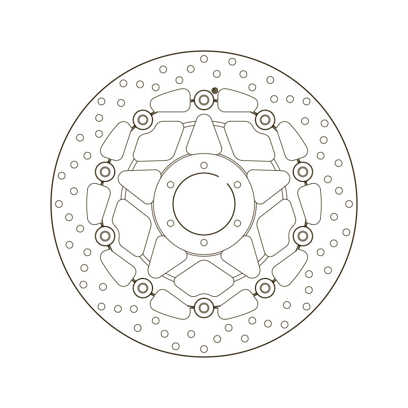 BREMBO Oro Floating Brake Disc - 78B408B4