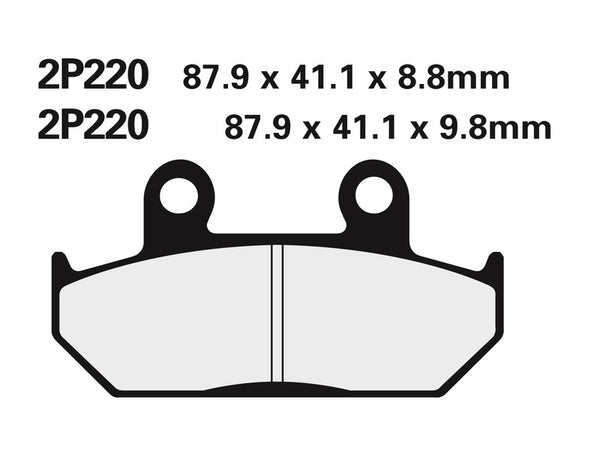 NISSIN Off-Road Semi-Metallic Bremsbeläge - 2P-220GS