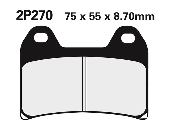 NISSIN Street /Off-Road Sintered Metal Brake pads - 2P-270ST