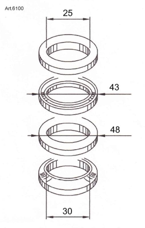 BUZZETTI Steering Bearings - 1043385