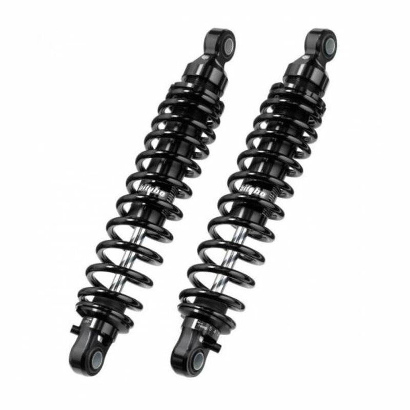 BITUBO WME02V2 Twin Rear Shock Absorbers - Black - 1043589