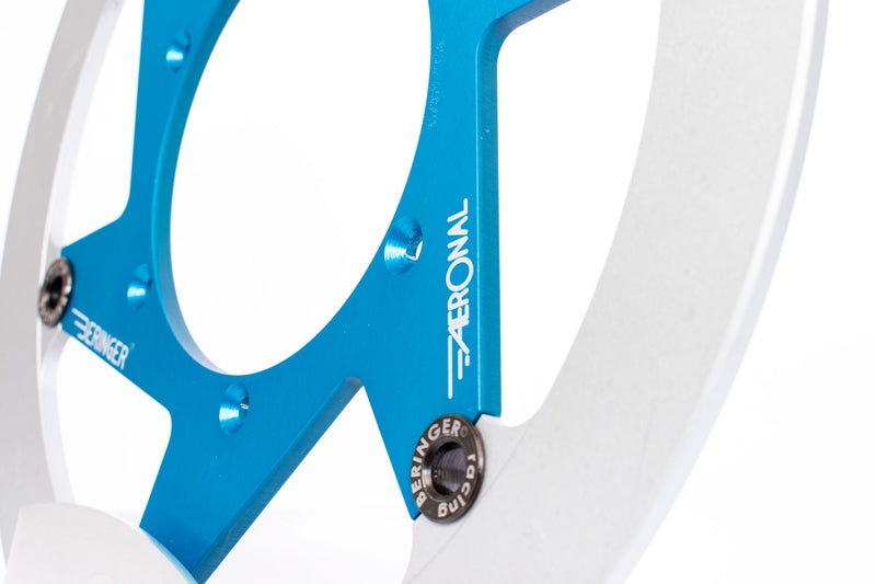 BERINGER Aeronal Cast Iron Floating Brake Disc - Blue Y21LGBLF