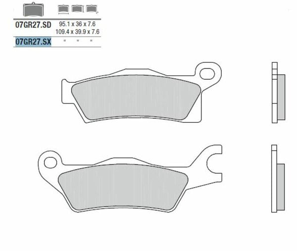 BREMBO Off-Road Sintermetall-Bremsbeläge - 07GR27SX