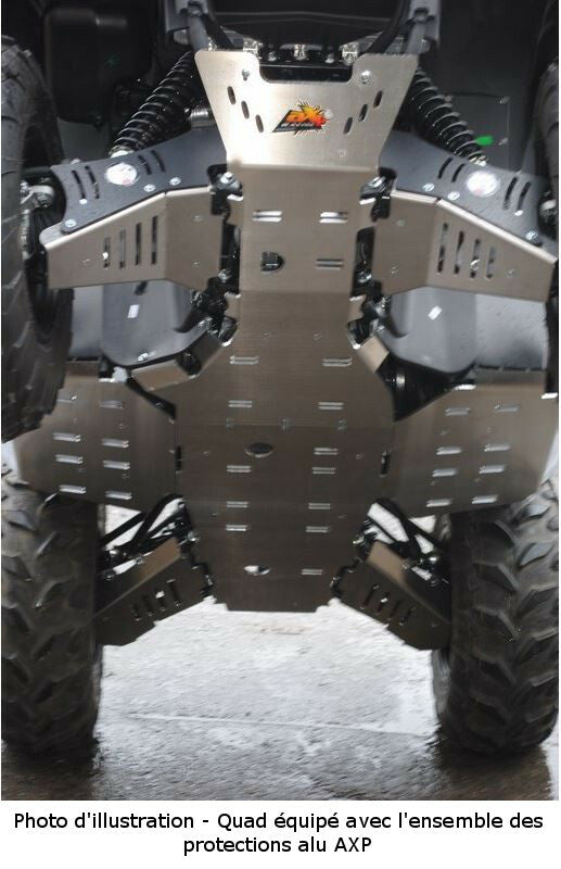 AXP Central skid plate - Aluminium 6mm Yamaha Grizzly 700