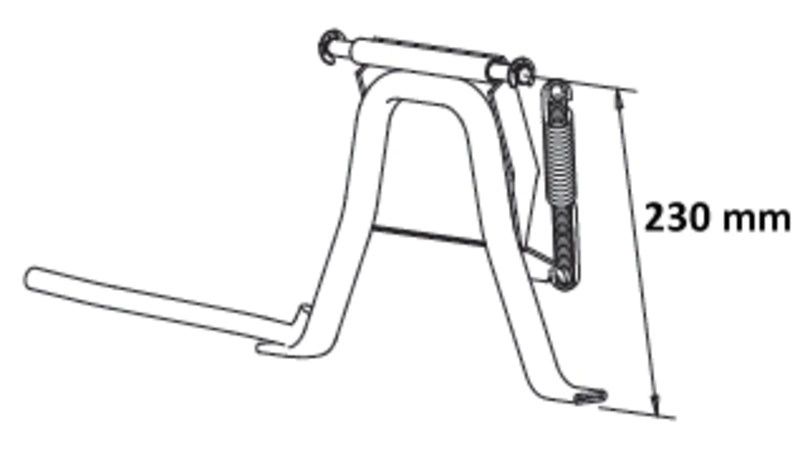 BUZZETTI Central stand - Peugeot Speedfight 3 50