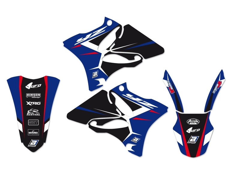 BLACKBIRD Dream Graphic 4 Graphic Kit Yamaha YZ125/250 - 1053676