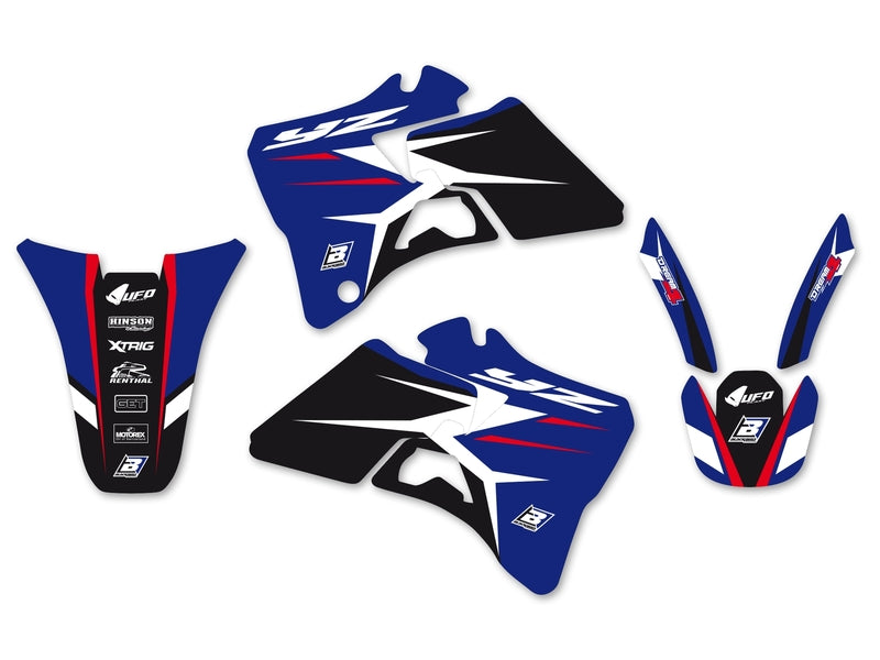 BLACKBIRD Dream Graphic 4 Graphic Kit Yamaha YZ125/250 - 1053681