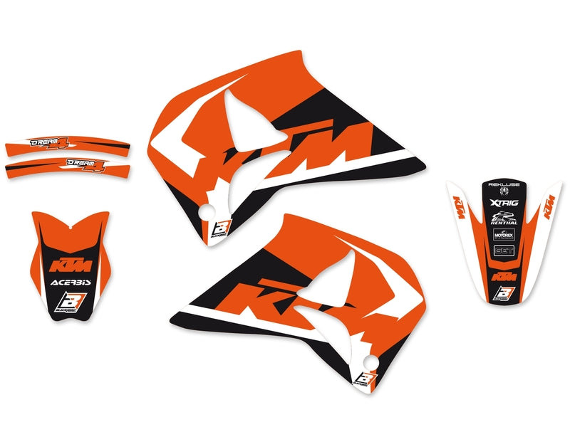 BLACKBIRD Dream Graphic 4 Graphic Kit KTM - 1053789