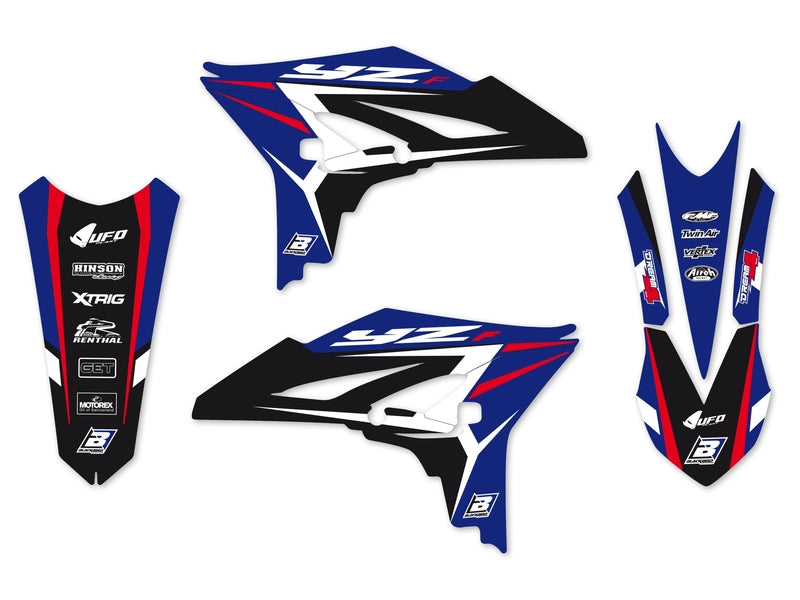 BLACKBIRD Dream Graphic 4 Complete Graphic Kit Yamaha YZ250F - 1053941
