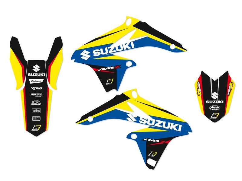 BLACKBIRD Dream Graphic 4 Complete Graphic Kit Suzuki RM-Z250 - 1053964
