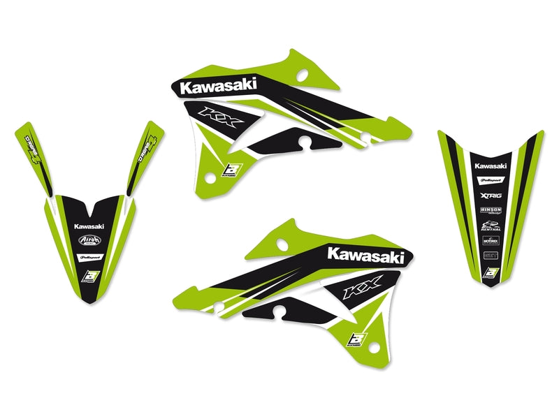 BLACKBIRD Dream Graphic 4 Complete Graphic Kit Kawasaki KX85 - 1053981