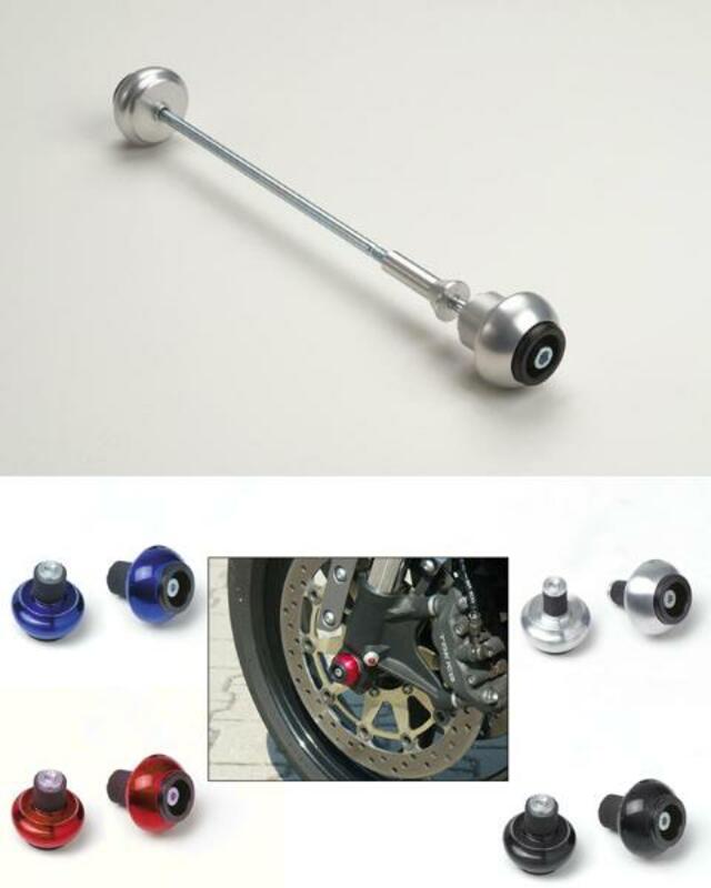 CRASH BALL KIT HONDA REAR CBR900RR 2003, CBR1000RR 04-07, CBR600RR 07-11 TITANIUM