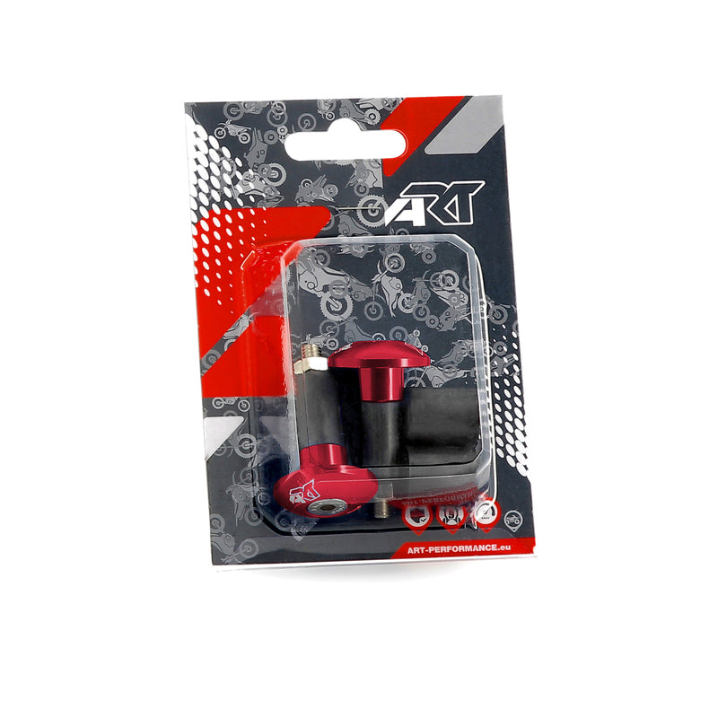 ART Bar End Ø12-18mm Red