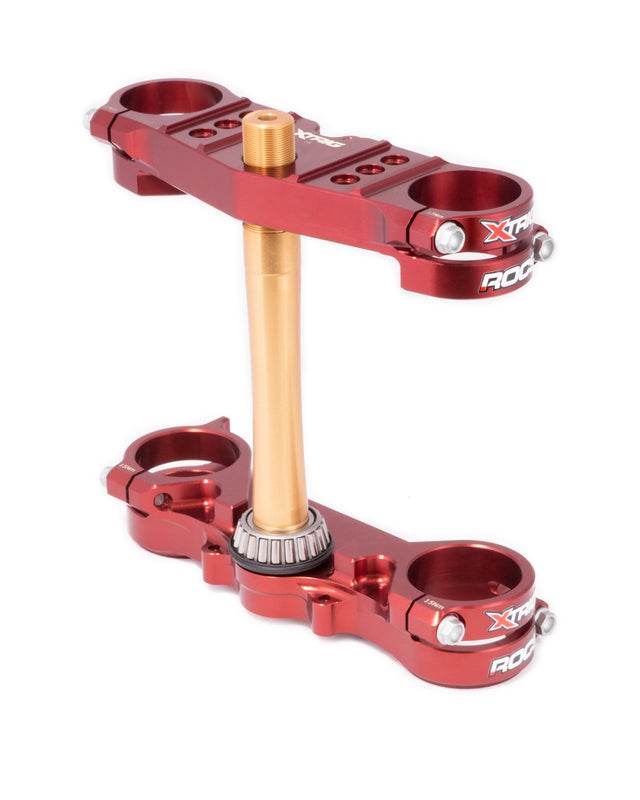 XTRIG ROCS Tech Triple Clamp Orange 25mm offset