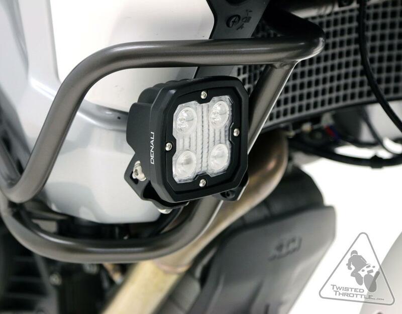 DENALI Frame & Crash Bars Light Mount Ø21-29mm Black