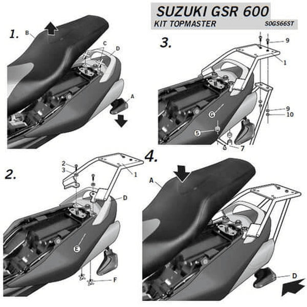 SHAD Top Master Fitting Suzuki - 1062560