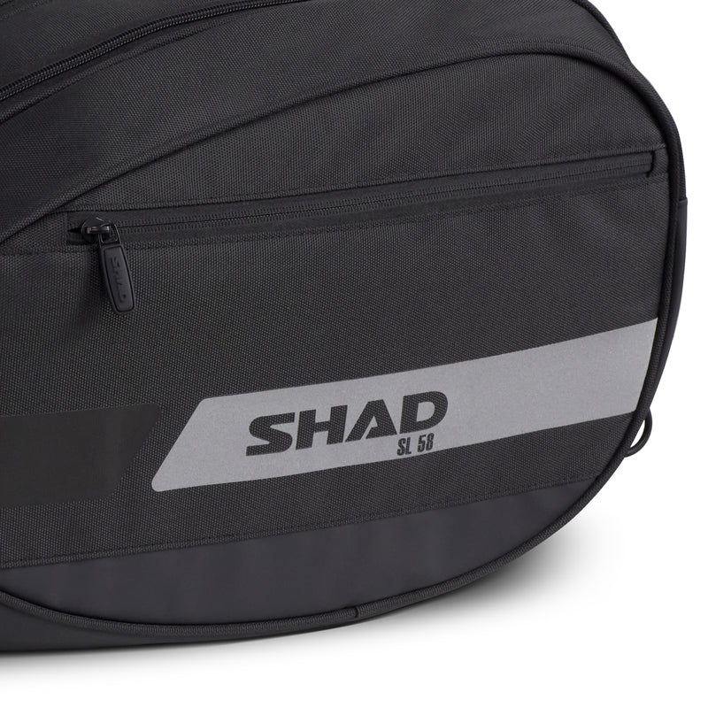 SHAD SL58 Saddle Bags Large Black 46-58L