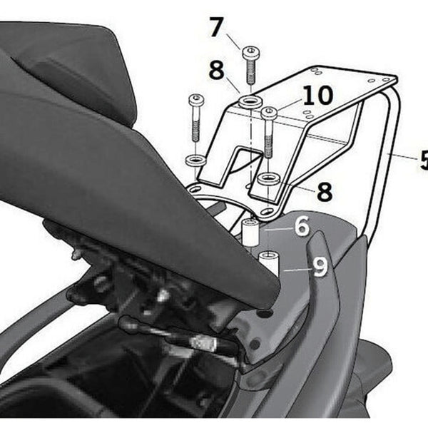 SHAD Top Master Fitting Yamaha - 1062740