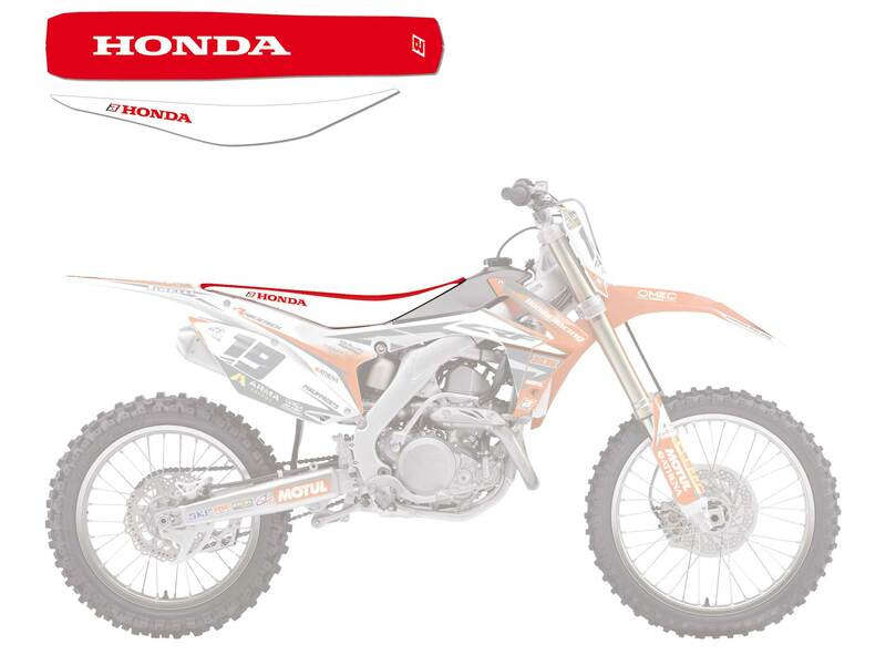BLACKBIRD Replica Team Honda 2013 Garibold Seat Cover Honda CRF250R/450R