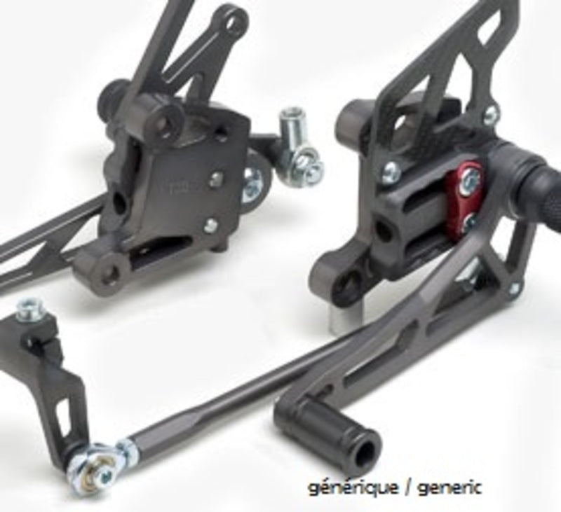LSL COMPLETE RIGHT REARSET PLATE FOR TRIUMPH