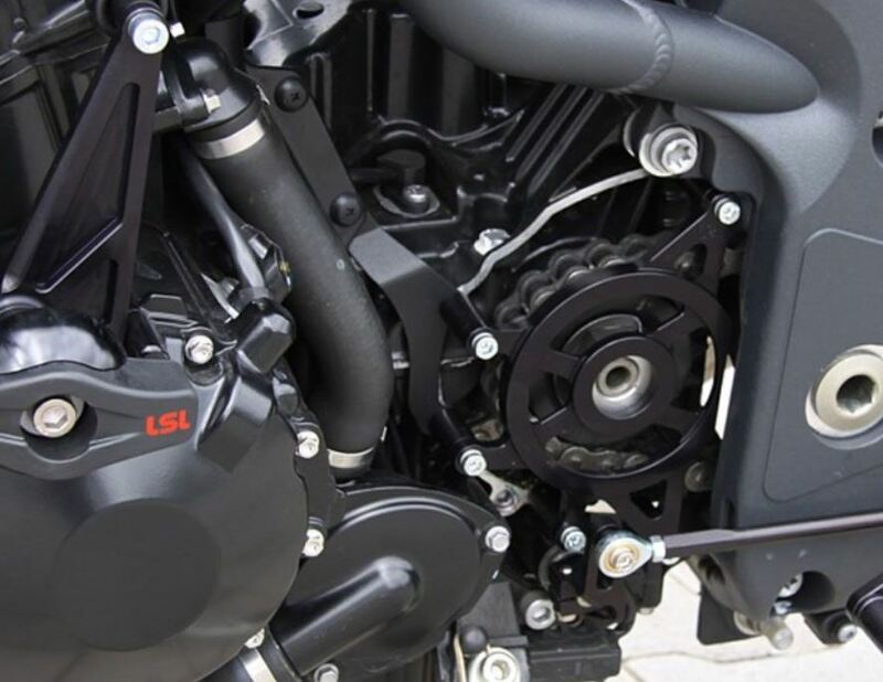 LSL Front Sprocket Cover Black Triumph Speed Triple