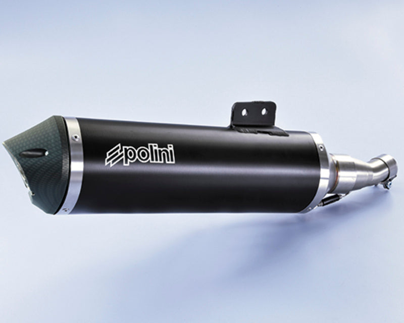 POLINI Full Exhaust System - Black Aluminium Kymco