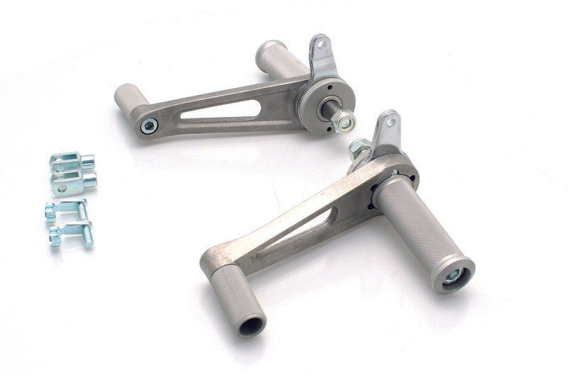 Tarozzi universal Ø10mm fixed steel footpegs set
