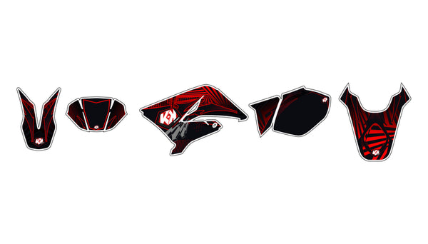 KUTVEK Graff Graphic Kit Red Beta RR50