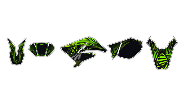 KUTVEK Graff Graphic Kit Green MBK X-Limit