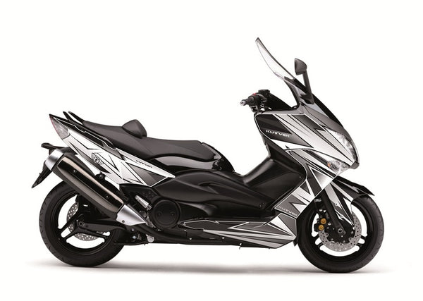 KUTVEK Velocity-Grafikkit Weiß/Schwarz Yamaha T-Max 500