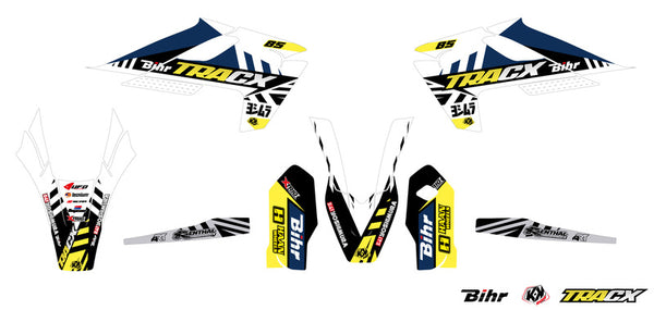 KUTVEK Tracx Graphic Kit White Husqvarna TC85 - 1067929