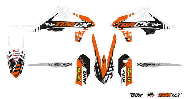 KUTVEK Tracx Graphic Kit Orange KTM EXC/EXC-F - 1067944