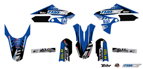 KUTVEK Tracx-Grafikkit, Blau, Yamaha YZ65