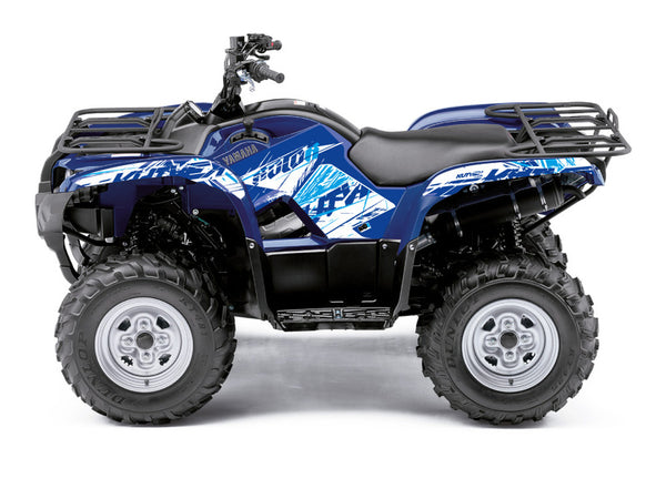 KUTVEK Rotor Graphic Kit Blue Yamaha Grizzly 550/700