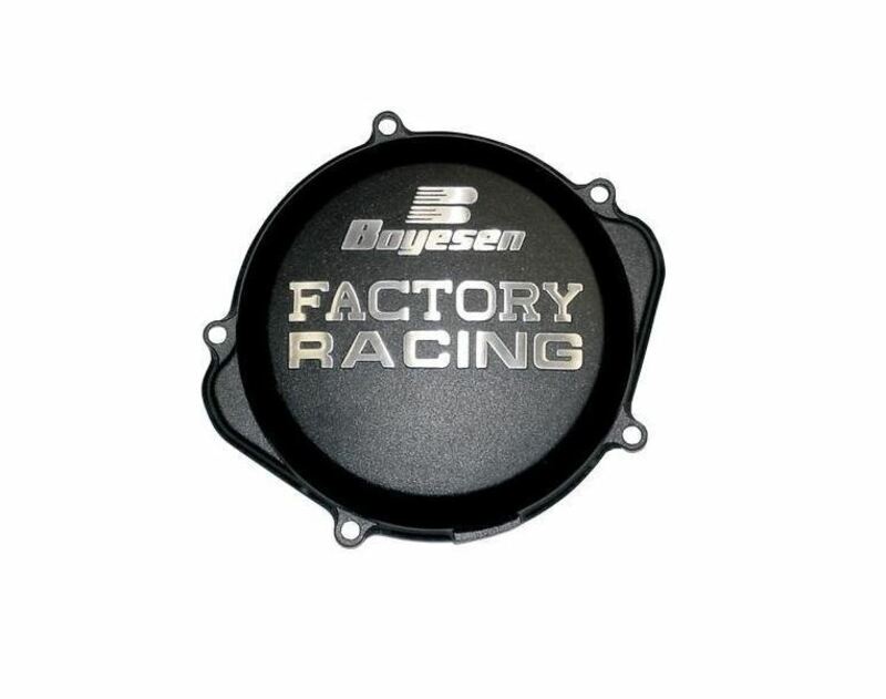BOYESEN Factory Racing Clutch Cover Black Yamaha YZ250
