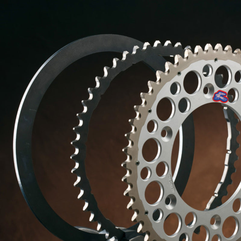 RENTHAL Twinring Aluminium Ultra-Light Self-Cleaning Hard Anodized Rear Sprocket 1500 - 520 - 1075618003