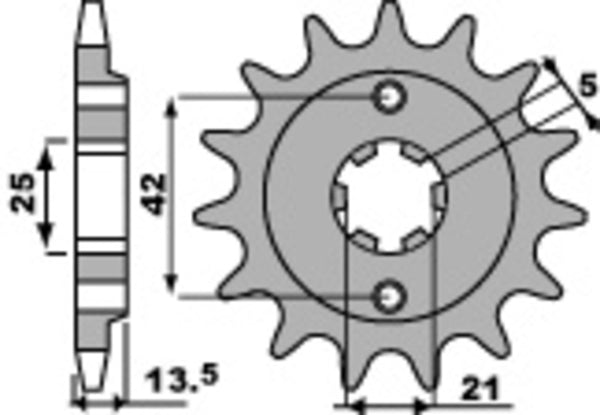 PBR Steel Standard Front Sprocket 494 - 530